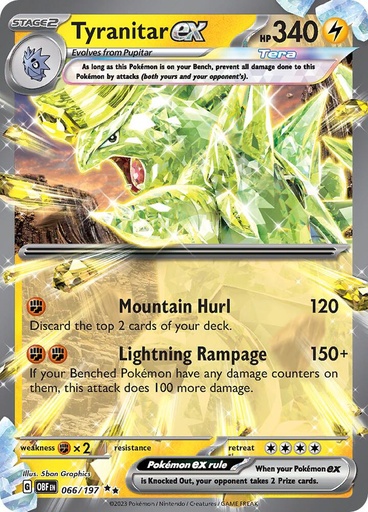Tyranitar ex - SV03: Obsidian Flames (OBF) 
