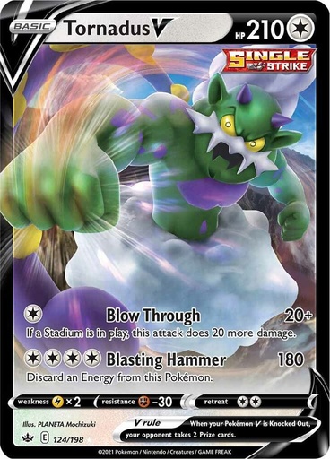 Tornadus V - SWSH06: Chilling Reign (SWSH06) 