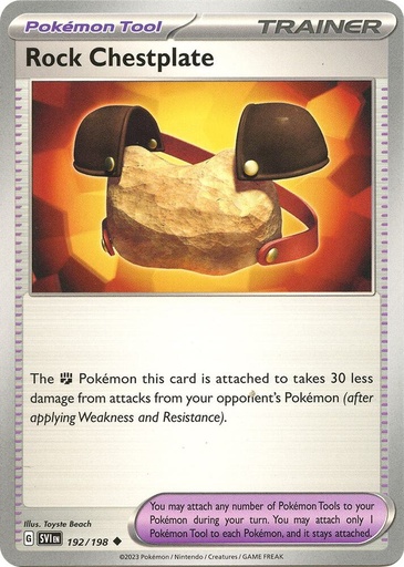 Rock Chestplate - SV01: Scarlet & Violet Base Set (SV1) 