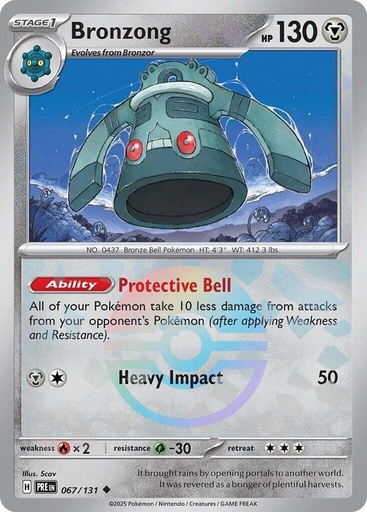 Bronzong (Poke Ball Pattern) - SV: Prismatic Evolutions (PRE) 