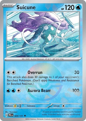 Suicune (Poke Ball Pattern) - SV: Prismatic Evolutions (PRE) 