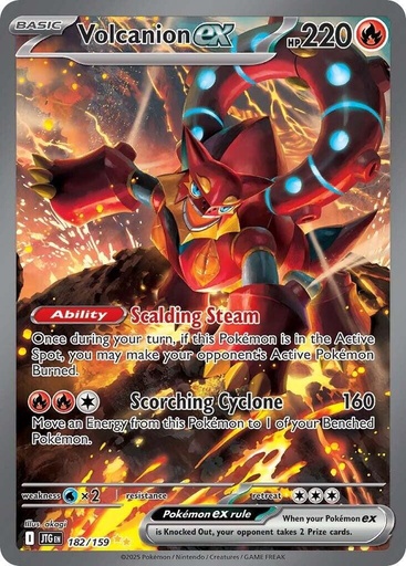 Volcanion ex - 182/159 - SV09: Journey Together 