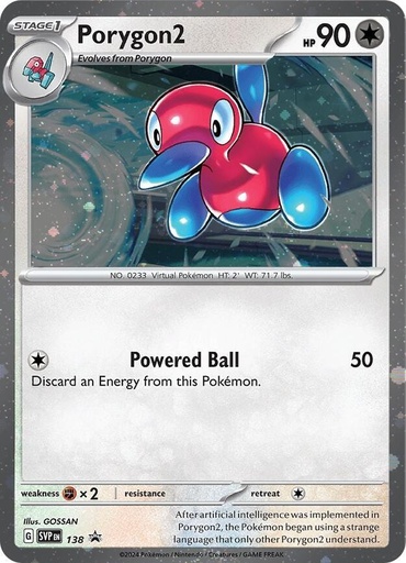 Porygon2 - 138 (Cosmos Holo) - SV: Scarlet & Violet Promo Cards (SVP)