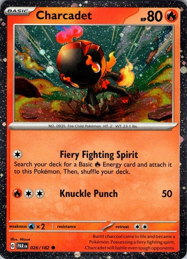 Charcadet - 026/182 (Cosmos Foil) - Miscellaneous Cards & Products (MCAP) 