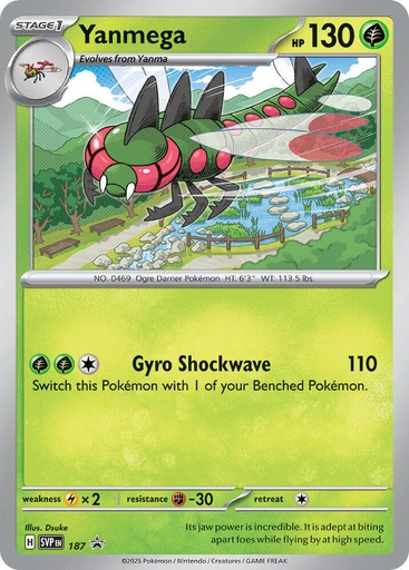 Yanmega - 187 - SV: Scarlet & Violet Promo Cards (SVP) 