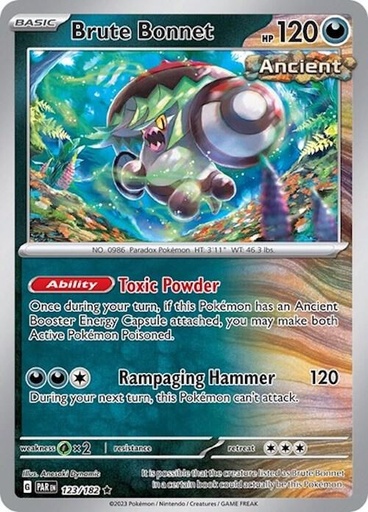 Brute Bonnet - 123/182 (Cosmos Holo) - SV: Scarlet & Violet Promo Cards (SVP) 