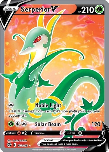 Serperior V (Full Art) - SWSH12: Silver Tempest (SWSH12) 