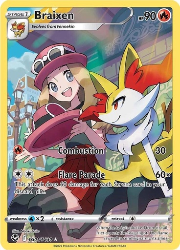 Braixen - SWSH12: Silver Tempest Trainer Gallery (SWSH12: TG) 