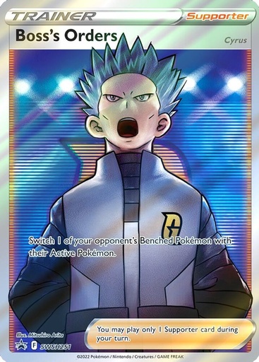 Boss's Orders (Full Art) - SWSH: Sword & Shield Promo Cards (SWSD)