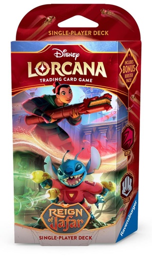 [11098544] Disney Lorcana: Reign of Jafar Starter Deck (Ruby & Steel) - Reign of Jafar (8)