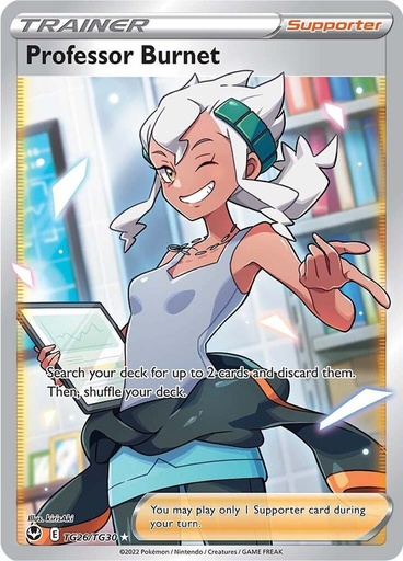 Professor Burnet - SWSH12: Silver Tempest Trainer Gallery (SWSH12: TG)