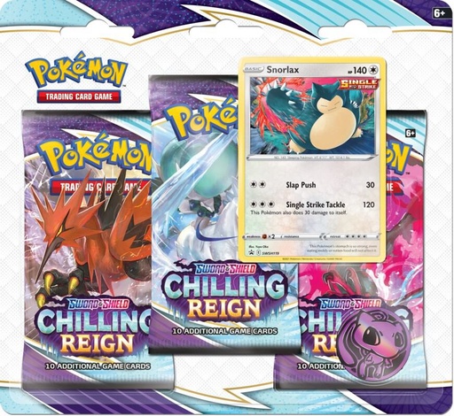 Chilling Reign 3 Pack Blister [Snorlax] - SWSH06: Chilling Reign (SWSH06)