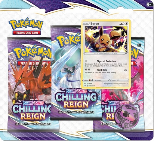 Chilling Reign 3 Pack Blister [Eevee] - SWSH06: Chilling Reign (SWSH06)
