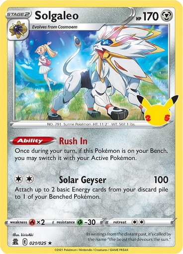 Solgaleo - Celebrations (CLB)