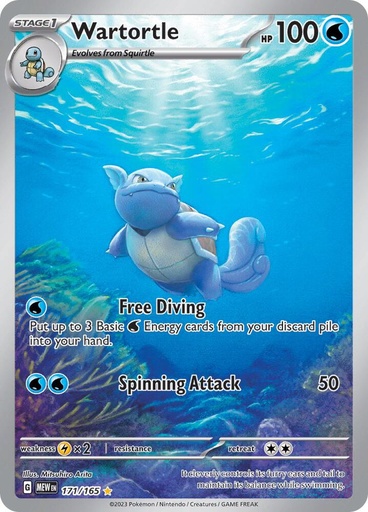 Wartortle - 171/165 - SV: Scarlet & Violet 151 (MEW)
