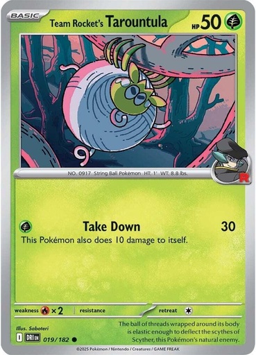 Team Rocket's Tarountula - SV10: Destined Rivals (DRI)