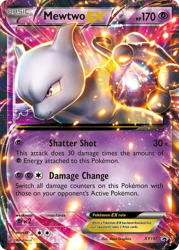 Mewtwo EX - XY107 - XY Promos (PR)