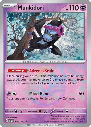 Munkidori (Master Ball Pattern) - SV: Prismatic Evolutions (PRE)