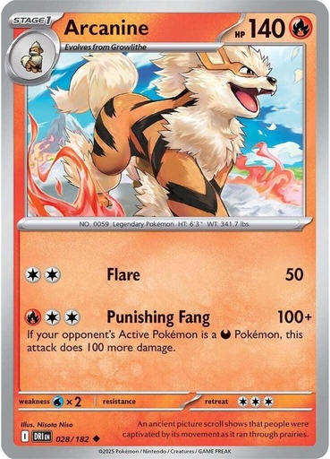 Arcanine - SV10: Destined Rivals (DRI) 
