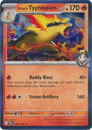 Ethan's Typhlosion - SV10: Destined Rivals (DRI) 