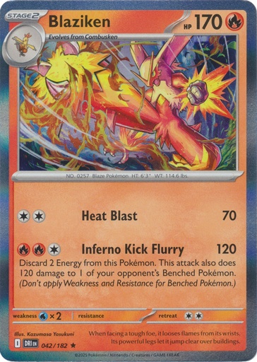 Blaziken - 042/182 - SV10: Destined Rivals (DRI) 