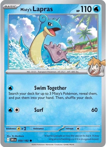 Misty's Lapras - SV10: Destined Rivals (DRI)