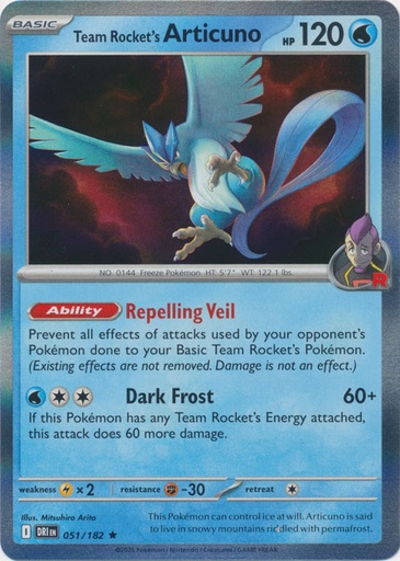 Team Rocket's Articuno - SV10: Destined Rivals (DRI)