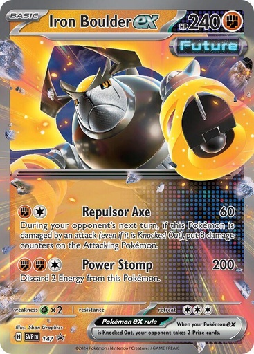 Iron Boulder ex - 147 - SV: Scarlet & Violet Promo Cards (SVP)