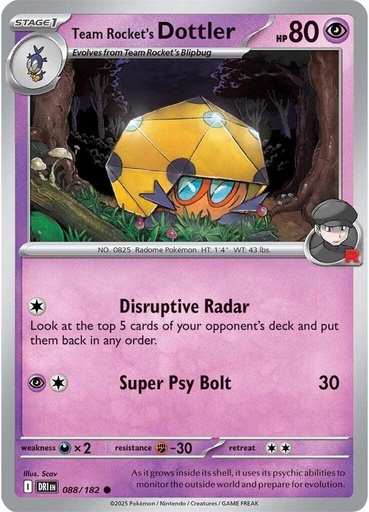 Team Rocket's Dottler - SV10: Destined Rivals (DRI)