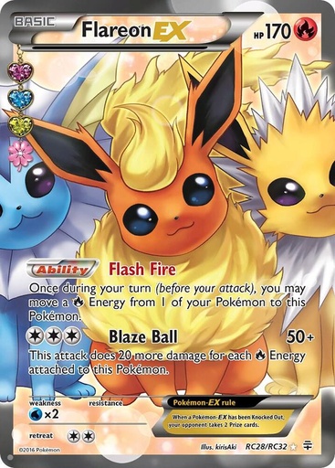 Flareon EX (Full Art) - Generations: Radiant Collection (GEN)