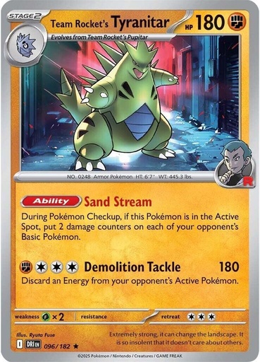 Team Rocket's Tyranitar - SV10: Destined Rivals (DRI)