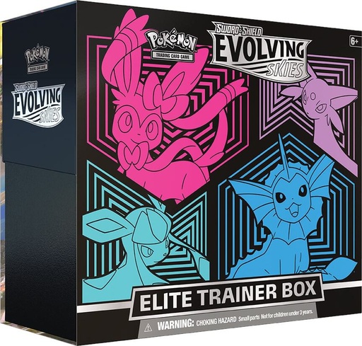 Evolving Skies Elite Trainer Box Glaceon/Vaporeon/Sylveon/Espeon