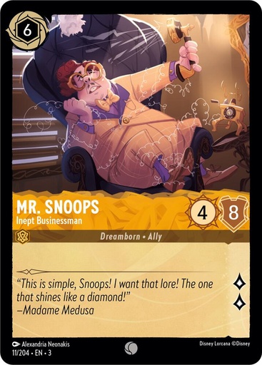 Mr. Snoops - Inept Businessman - Into the Inklands