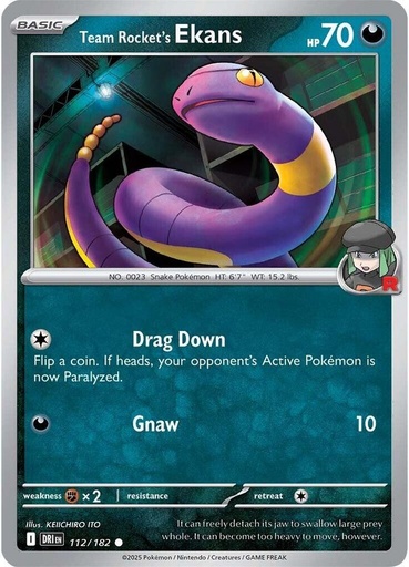 Team Rocket's Ekans - SV10: Destined Rivals (DRI)