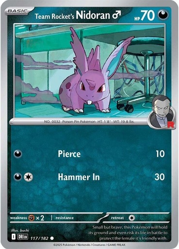 Team Rocket's Nidoran M - SV10: Destined Rivals (DRI)