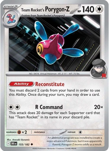 Team Rocket's Porygon-Z - SV10: Destined Rivals (DRI)
