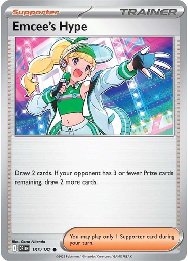 Emcee's Hype - 163/182 - SV10: Destined Rivals (DRI)