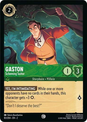Gaston - Scheming Suitor - Rise of the Floodborn (2) 