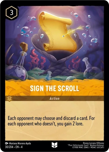 Sign the Scroll - Ursula's Return (4) 