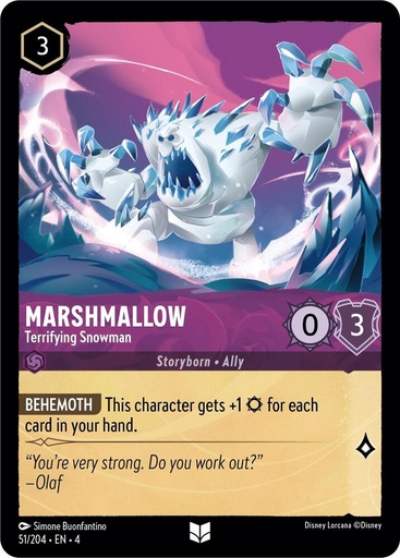Marshmallow - Terrifying Snowman - Ursula's Return (4) 