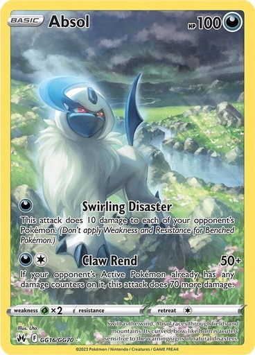 Absol - Crown Zenith: Galarian Gallery GG16/GG70