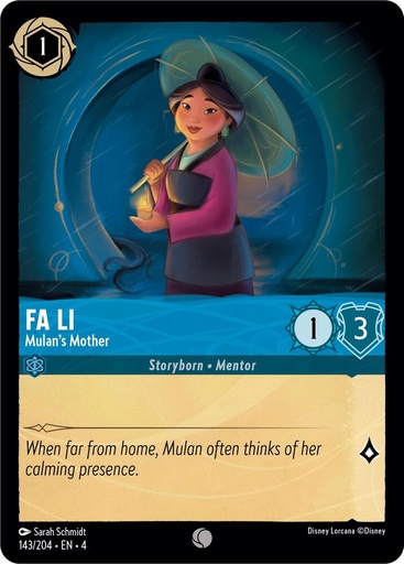 Fa Li - Mulan's Mother - Ursula's Return (4) 