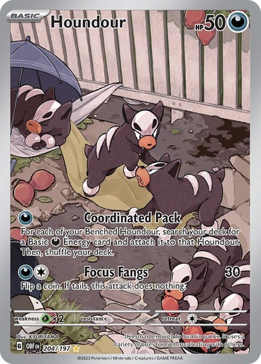 Houndour - SV03: Obsidian Flames 204/197