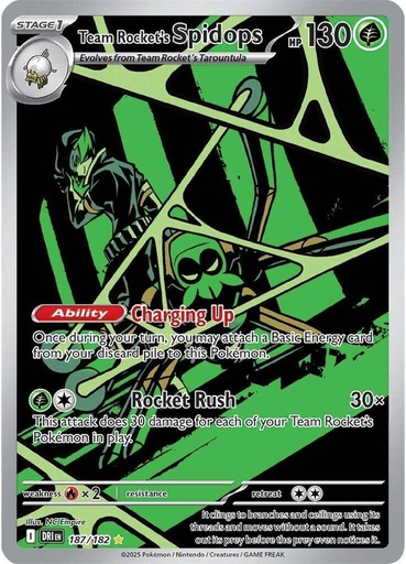 Team Rocket's Spidops - 187/182 - SV10: Destined Rivals (DRI)