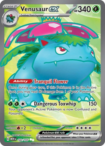 Venusaur ex - SV: Scarlet & Violet 151 182/165