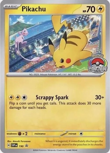 Pikachu - SV: Scarlet & Violet Promo Cards 190