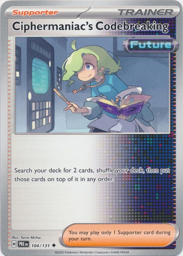Ciphermaniac's Codebreaking - SV: Prismatic Evolutions (PRE)