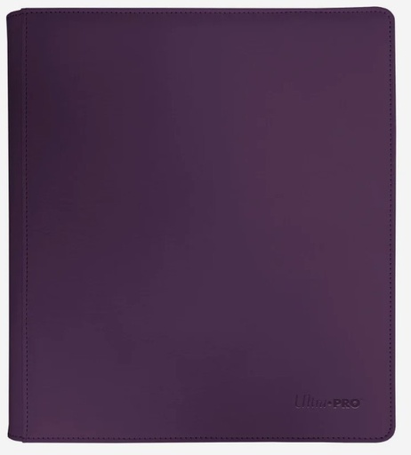 [16485] Vivid 12-Pocket Zippered PRO-Binder - Midnight Plum