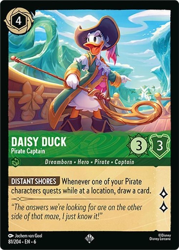 Daisy Duck - Pirate Captain - Azurite Sea (6) 