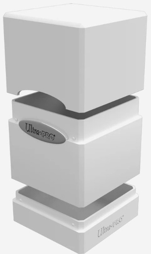 [84172] Classic Satin Tower Deck Box White